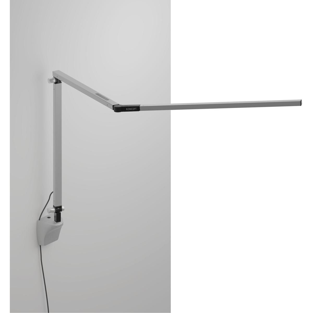 Koncept AR3000-WD-SIL-WAL Z-Bar LED 2.5 inch Silver Wall Mount Desk Lamp Wall Light